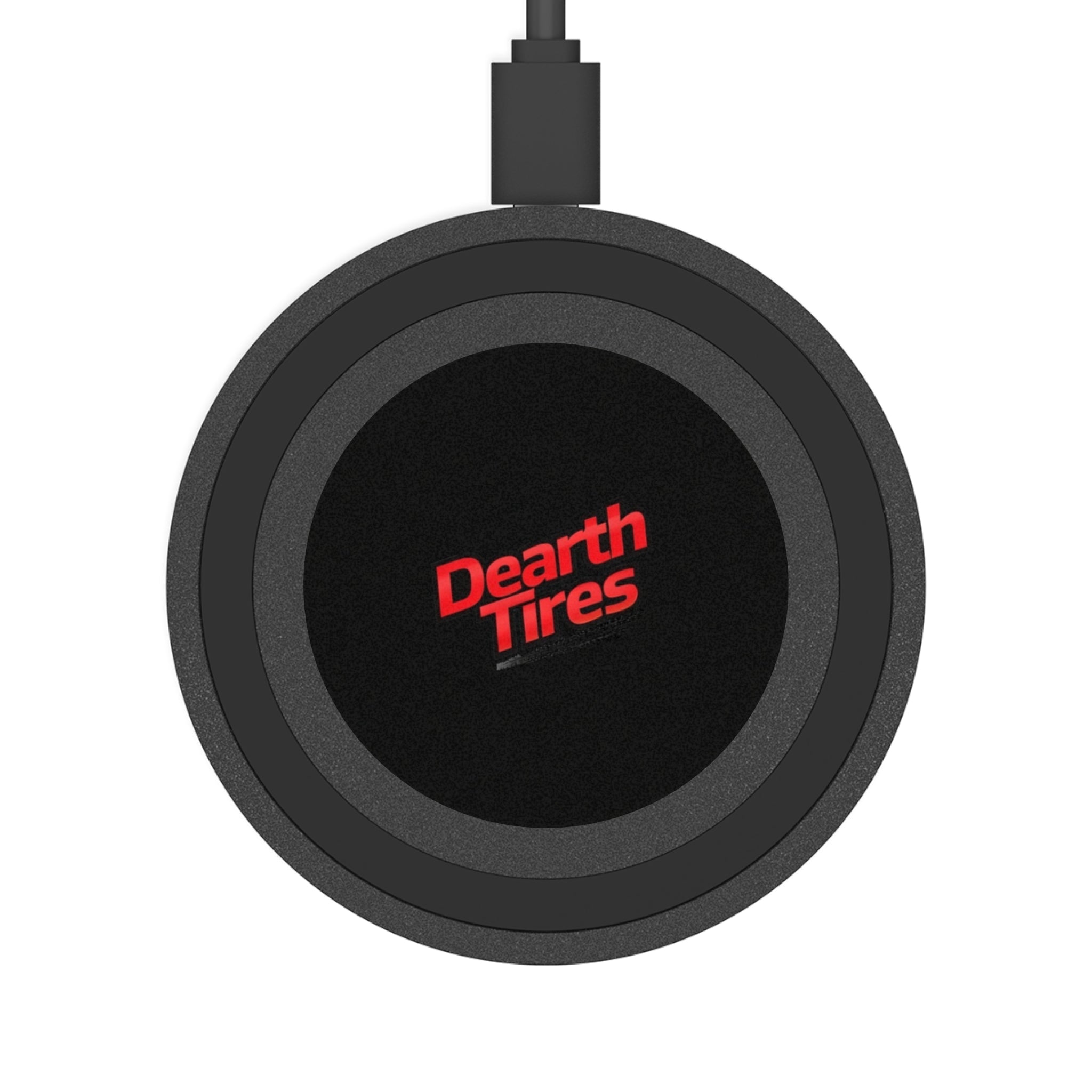 Wireless Charging Pad — "Dearth Tires" Logo Qi Charger